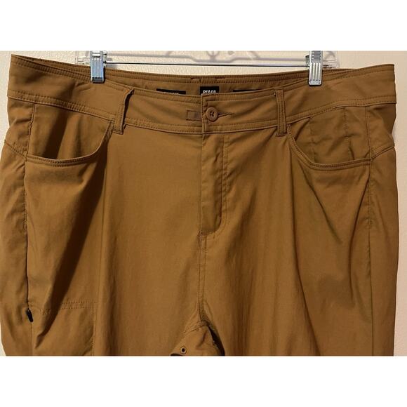 Prana Halle Straight Pants Women’s Size 18W Brown Straight Fit Stretch Hiking - Picture 3 of 12